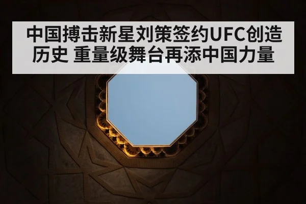 中国搏击新星刘策签约UFC创造历史 重量级舞台再添中国力量